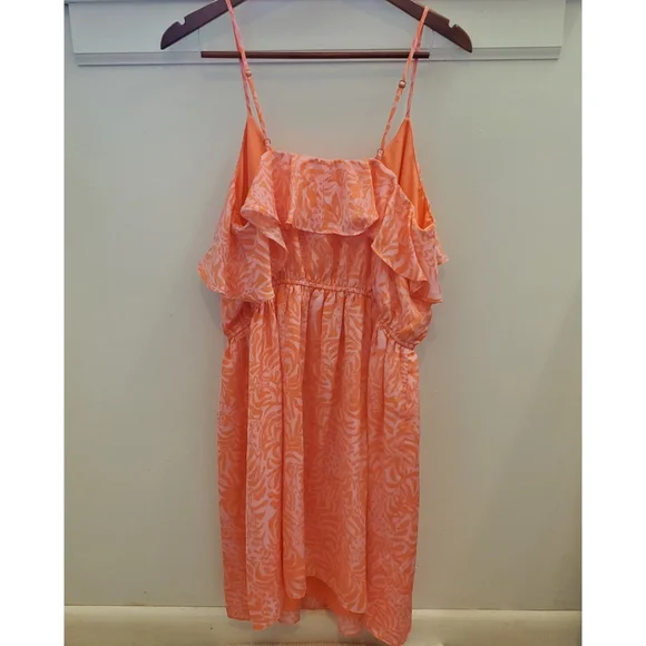 Lilly Pulitzer Pink & Coral Animal Print Dress Size XL - Picture 3 of 12